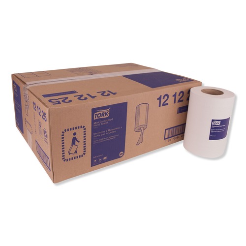 Paper Towels and Napkins | Tork 121225 2-Ply 8.3 in. x 11.8 in. Advanced Soft Mini Centerfeed Hand Towel (12/Carton) image number 0