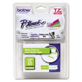 Labels | Brother P-Touch TZEMQG35 0.47 in. x 16.4 ft. Standard Adhesive Laminated Labeling Tape - White/Lime Green image number 0