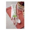  | Eco-Products EP-S015 Plantware Compostable Fork/Knife/Napkin/Spoon Cutlery Kit - Pearl White (250/Carton) image number 4