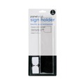Office Presentation Supplies | Advantus 75318 9 in. x 2 in. Panel Wall Sign Acrylic Name Holder - Clear image number 1