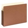 Just Launched | Smead 73264 3-1/2 in. Expansion Straight Tab File Pocket - Manila/Redrope (10/Box) image number 1