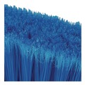 Brooms | Carlisle 4685314 12 in. Duo-Sweep Flagged Light Industrial Broom Head - Blue/Black image number 3