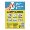 Erasers & Correction Supplies | Mr. Clean 79009 2.3 in. x 4.6 in. 1 in. Thick Magic Eraser - White (6/Pack, 6 Packs/Carton) image number 2