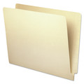 File Folders | Universal UNV13330 Deluxe Reinforced Straight End Tab Folders - Letter, Manila (100/Box) image number 1