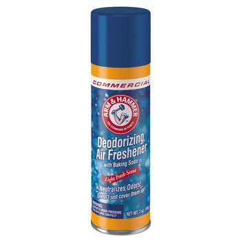 Arm & Hammer 33200-94170 7 oz. Aerosol Spray Baking Soda Air Freshener - Light Fresh Scent
