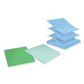 Sticky Notes & Post it | Post-it Notes Super Sticky R330R-6SST 3 in. x 3 in. 100 Percent Recycled Paper Super Sticky Notes - Oasis (6-Pads/Pack) image number 2