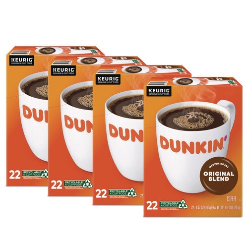 Coffee | Dunkin' 5000380509 K-Cup Pods - Dunkin Regular (88/Carton) image number 0