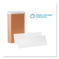 Just Launched | Georgia Pacific Professional 24590 9.2 in. x 9.4 in. 1-Ply Pacific Blue Basic M-Fold Paper Towels - White (4000/Carton) image number 2