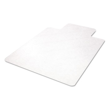 OFFICE CHAIR MATS | Deflecto CM21112 EconoMat 36 in. x 48 in. Lipped Flat Packed All Day Use Chair Mat for Hard Floors - Clear