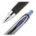 Pens | uni-ball 33951 Medium 0.7 mm Blue Ink Signo 207 Gel Pen Retractable - Smoke/Black/Blue Barrel (1 Dozen) image number 1