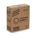 Just Launched | Dixie 9538DX 8 oz. Drink-Thru Hot Drink Cup Lids - White (1000/Carton) image number 4