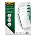 Back to School Sale | Fellowes Mfg Co. 5224301 Unpunched 11 in. x 8.5 in. Futura Presentation Covers for Binding Systems - Frost (25/Pack) image number 0