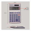 Calculators | Sharp EL240SAB 8-Digit LCD Handheld Business Calculator image number 2