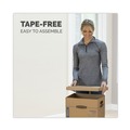 Boxes & Bins | Bankers Box 7714210 SmoothMove 12 in. x 15 in. x 10 in. Classic Moving/Storage Boxes - Small, Brown/Blue (20/Carton) image number 2