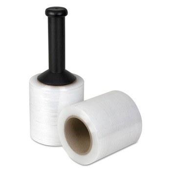 INDUSTRIAL SHIPPING SUPPLIES | Universal UFS051080 5 in. x 1000 ft. Roll 20 mic 80 Gauge Handwrap Stretch Film (12/Carton)