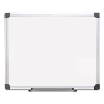 MasterVision CR0601170MV 24 in. x 36 in. Aluminum Frame Porcelain Value Dry Erase Board - White