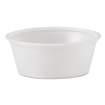 Dart P150N 1.5 oz. Polystyrene Portion Cups - Translucent (2500/Carton)