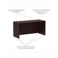 Office Desks & Workstations | Alera ALEVA256024MY Valencia Series 59.13 in. x 23.63 in. x 29.5 in. Credenza Shell - Mahogany image number 6