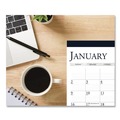 Bulletin Boards | House of Doolittle 1646 18.5 in. x 13 in. 12-Month (Jan-Dec) 2026 Recycled Two-Color Monthly Desk Pad Calendar with Notes Section - White/Blue image number 3