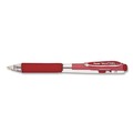 Pens | Pentel K437-B 0.7 mm WOW Medium Retractable Gel Pen - Red Ink/Clear/Red Barrel (1-Dozen) image number 1