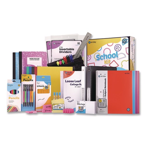 Arts & Crafts Supplies | enday 8356 Back to School Supplies Kit for High School/College (1-Kit) image number 0