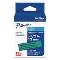 Tapes | Brother P-Touch TZE731CS 0.47 in. x 26.2 ft. TZe Laminated Removable Label Tapes - Black on Green image number 0