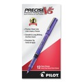 Pens | Pilot 25106 Precise V5 Extra-Fine 0.5 millimeter Stick Rollerball Pen - Purple Ink/Purple/Clear Barrel (1-Dozen) image number 1