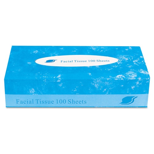 Tissues | GEN GENFACIAL30100B 2-Ply Boxed Facial Tissue - White (100 Sheets/Box, 30 Boxes/Carton) image number 0