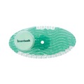Odor Control | Boardwalk CURVP010I060M02AAS8100 Solid Curve Air Freshener - Cucumber Melon Fragrance, Green (10/Box) image number 0