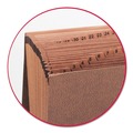 File Folders | Smead 70369 TUFF 1/15-Cut Tab 1 to 31 Expanding Wallet with Elastic Cord Closure - Legal, Redrope image number 2