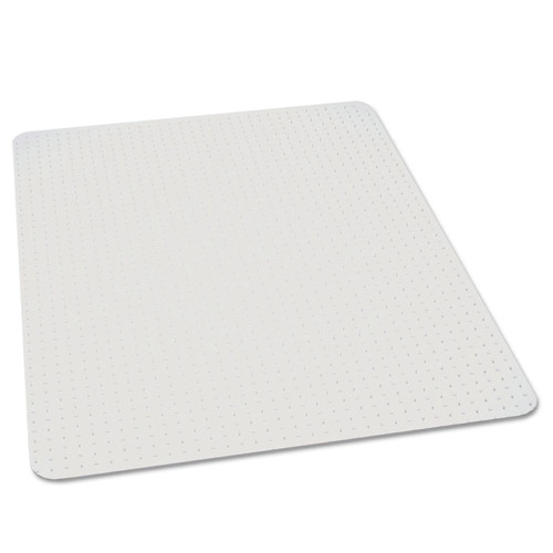 Office Chair Mats | ES Robbins 122371 46 x 60 EverLife Rectangular Chair Mats for Medium Pile Carpet - Clear image number 0