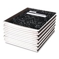 Notebooks & Pads | Mead 72936 9.75-in x 7.5-in 100 Sheets 3-Subject Square Deal Composition Book - Wide/Legal Rule, Black Cover (12/Pack) image number 1