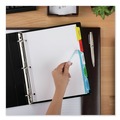 Dividers & Tabs | Avery 11423 Index Maker 11 in. x 8.5 in. 5-Tab Traditional Color Print and Apply Clear Label Dividers - Assorted (25/Box) image number 4