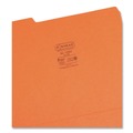 Just Launched | Smead 12543 Colored File Folders with Assorted 1/3-Cut Tab Positions - Letter, Orange (100/Box) image number 2
