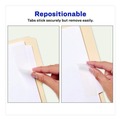 Dividers & Tabs | Avery 74776 3 in. x 1.5 in. 1/3-Cut Ultra Tabs Wide and Slim Repositionable Tabs - White (24/Pack) image number 2