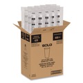 Cups and Lids | SOLO 420RC-PLANET Recycled Content PCF Paper Hot Cups ProPlanet Seal 20 oz White/Blue 600/Carton image number 2