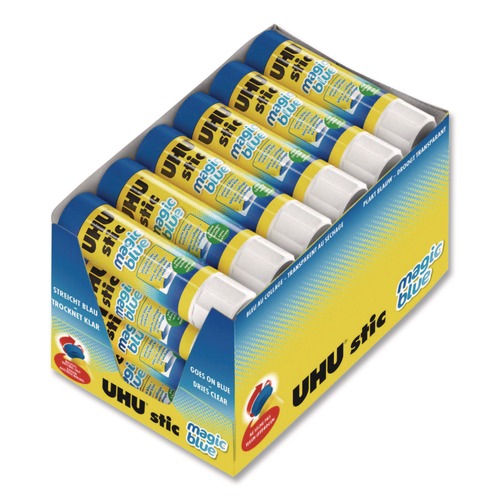Adhesives & Glues | Staedtler 9U 99601  02 Glue Stick, 8.2 g, Applies Blue, Dries Clear, 24/Pack image number 0