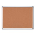 Office Presentation Supplies | MasterVision CA051790 Earth 48 in. x 36 in. Cork Board - Tan Surface/Satin Aluminum Frame image number 0