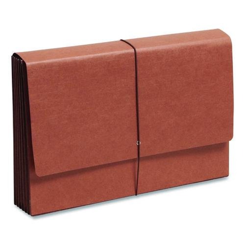 File Folders | Smead 71166 TUFF 5.25 in. Expansion Legal Size 1 Section Elastic Cord Closure Expanding Wallets - Redrope image number 0