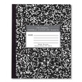 Notebooks & Pads | Roaring Spring 77332 8.5 in. x 7 in. Sheets Wide/Legal Rule Marble Cover Composition Book - Black image number 0