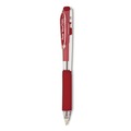 Pens | Pentel K437-B 0.7 mm WOW Medium Retractable Gel Pen - Red Ink/Clear/Red Barrel (1-Dozen) image number 2