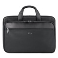 Office & Office Supplies | SOLO SGB300-4 Smart Strap 17.5 in. x 5.5 in. x 12 in. Ballistic Polyester Classic Briefcase Fits Devices Up to 16 in. - Black image number 0