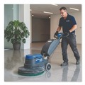 Cleaning & Janitorial Accessories | Boardwalk BWK4017GRE 17 in. Diameter Heavy-Duty Scrubbing Floor Pads - Green (5/Carton) image number 3