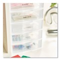Labels | Brother P-Touch TZE141 TZe 0.7 in. x 26.2 ft. Standard Adhesive Laminated Labeling Tape - Black on Clear image number 3