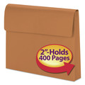 File Folders | Smead 77142 2 in. Expansion 1 Section Hook/Loop Closure Letter Size Expanding Wallet - Redrope image number 5