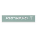 Office Presentation Supplies | Deflecto 587501 8.5 in. x 2 in. Insert Superior Image Cubicle Nameplate Sign Holder - Clear image number 2