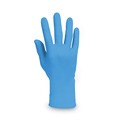 Cleaning Gloves | Ansell 54423 6 mil Thick 9.5 in. Long Powder-Free G10 2PRO Nitrile Gloves - Large, Blue (100/Box) image number 2