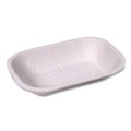  | Chinet 10405 9 in. x 7 in. Savaday Molded Fiber Food Tray - Beige (500/Carton) image number 2