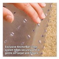 Office Chair Mats | ES Robbins 122775 66 in. x 60 in. Contour EverLife Chair Mats for Medium Pile Carpet - Clear image number 1