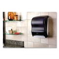 Paper Towel Holders | San Jamar T1400TBK 11.75 in. x 9 in. x 15.5 in. Smart System with iQ Sensor Towel Dispenser - Black Pearl image number 7